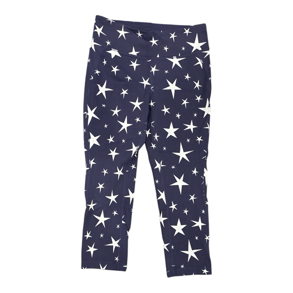 Navy Star Print Leggings